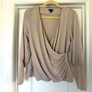Ann Taylor shimmery top size large